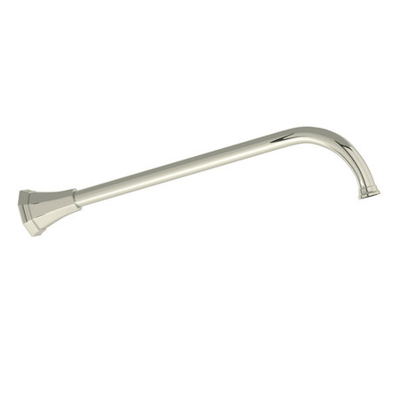 PERRIN & ROWE Deco 15" Overhead Shower Arm 1/2" Npt Polished Nickel U.5184PN